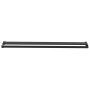 Estante para pared de ducha aluminio negro 118 cm de vidaXL, Accesorios para el baño - Ref: Foro24-153619, Precio: 61,78 €, D...