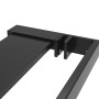 Black aluminum shower wall shelf 118 cm by vidaXL, Bathroom accessories - Ref: Foro24-153619, Price: 59,25 €, Discount: %