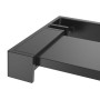 Black aluminum shower wall shelf 118 cm by vidaXL, Bathroom accessories - Ref: Foro24-153619, Price: 59,25 €, Discount: %