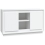 Aparador de madera contrachapada blanco 102x35x60 cm de vidaXL, Aparadores - Ref: Foro24-831877, Precio: 76,97 €, Descuento: %