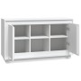 Aparador de madera contrachapada blanco 102x35x60 cm de vidaXL, Aparadores - Ref: Foro24-831877, Precio: 76,97 €, Descuento: %