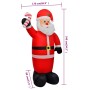 Papá Noel inflable conluces LED 240 cm de vidaXL, Luces de Navidad - Ref: Foro24-345354, Precio: 59,81 €, Descuento: %