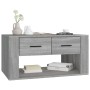 Sonoma gray plywood coffee table 80x50x40 cm by vidaXL, Coffee table - Ref: Foro24-816534, Price: 82,53 €, Discount: %