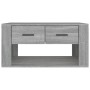 Sonoma gray plywood coffee table 80x50x40 cm by vidaXL, Coffee table - Ref: Foro24-816534, Price: 82,53 €, Discount: %