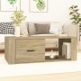 Sonoma oak plywood coffee table 100x50.5x35 cm by vidaXL, Coffee table - Ref: Foro24-816539, Price: 74,80 €, Discount: %