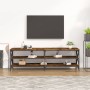 Mueble de TV madera contrachapada roble ahumado 160x40x50 cm de vidaXL, Muebles TV - Ref: Foro24-826731, Precio: 78,48 €, Des...