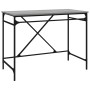 Sonoma gray plywood iron desk 100x50x75 cm by vidaXL, Desks - Ref: Foro24-826722, Price: 128,25 €, Discount: %