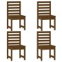 Garden dining set 5 pieces solid honey brown pine wood by vidaXL, Garden sets - Ref: Foro24-3154686, Price: 265,99 €, Discoun...