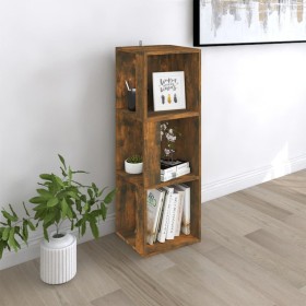 Corner furniture made of smoked oak plywood, 33x33x100 cm by vidaXL, Lockers and storage cabinets - Ref: Foro24-825828, Price...