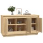 Aparador madera contrachapada roble Sonoma 102x35x55 cm de vidaXL, Aparadores - Ref: Foro24-831888, Precio: 98,51 €, Descuent...