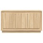 Aparador madera contrachapada roble Sonoma 102x35x55 cm de vidaXL, Aparadores - Ref: Foro24-831888, Precio: 98,51 €, Descuent...