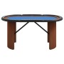 Poker table for 10 players blue 160x80x75 cm by vidaXL, Game and poker tables - Ref: Foro24-80409, Price: 213,67 €, Discount: %