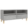 Mueble de TV madera contrachapada gris hormigón 100x34,5x44,5cm de vidaXL, Muebles TV - Ref: Foro24-831897, Precio: 62,75 €, ...