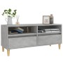 Mueble de TV madera contrachapada gris hormigón 100x34,5x44,5cm de vidaXL, Muebles TV - Ref: Foro24-831897, Precio: 62,75 €, ...