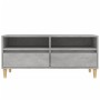 Mueble de TV madera contrachapada gris hormigón 100x34,5x44,5cm de vidaXL, Muebles TV - Ref: Foro24-831897, Precio: 62,75 €, ...