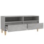 Mueble de TV madera contrachapada gris hormigón 100x34,5x44,5cm de vidaXL, Muebles TV - Ref: Foro24-831897, Precio: 62,75 €, ...