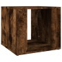 Mesita de noche madera contrachapada roble ahumado 41x40x36 cm de vidaXL, Mesitas de noche - Ref: Foro24-816549, Precio: 36,9...