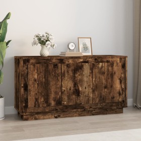 Smoked oak plywood sideboard 102x35x55 cm by vidaXL, Sideboards - Ref: Foro24-831890, Price: 89,01 €, Discount: %