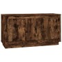 Aparador madera contrachapada roble ahumado 102x35x55 cm de vidaXL, Aparadores - Ref: Foro24-831890, Precio: 89,82 €, Descuen...