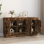 Smoked oak plywood sideboard 102x35x55 cm by vidaXL, Sideboards - Ref: Foro24-831890, Price: 89,82 €, Discount: %