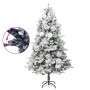 Árbol de Navidad con nieve, luces LED y piñas PVC y PE 195 cm de vidaXL, Arboles de navidad - Ref: Foro24-344293, Precio: 286...