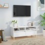 TV stand made of white plywood 100x34.5x44.5 cm by vidaXL, TV Furniture - Ref: Foro24-831893, Price: 83,96 €, Discount: %