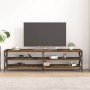 Smoked oak plywood TV cabinet 180x40x50 cm by vidaXL, TV Furniture - Ref: Foro24-826736, Price: 90,22 €, Discount: %