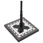 Black and white square umbrella base 12 kg by vidaXL, Umbrella bases - Ref: Foro24-362224, Price: 71,99 €, Discount: %