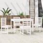 5-piece solid white pine garden dining set by vidaXL, Garden sets - Ref: Foro24-3154684, Price: 424,99 €, Discount: %