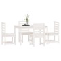 5-piece solid white pine garden dining set by vidaXL, Garden sets - Ref: Foro24-3154684, Price: 424,99 €, Discount: %