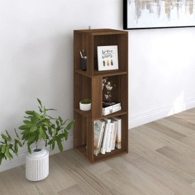 Oak brown plywood corner furniture 33x33x100 cm by vidaXL, Lockers and storage cabinets - Ref: Foro24-825830, Price: 52,76 €,...