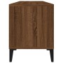 Mueble de TV madera contrachapada marrón roble 100x34,5x44,5 cm de vidaXL, Muebles TV - Ref: Foro24-831908, Precio: 73,83 €, ...