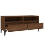 Mueble de TV madera contrachapada marrón roble 100x34,5x44,5 cm de vidaXL, Muebles TV - Ref: Foro24-831908, Precio: 73,83 €, ...