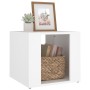 Mesita de noche madera contrachapada blanco 41x40x36 cm de vidaXL, Mesitas de noche - Ref: Foro24-816544, Precio: 32,57 €, De...