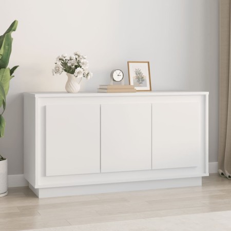 Aparador madera contrachapada blanco 102x35x55 cm de vidaXL, Aparadores - Ref: Foro24-831885, Precio: 106,65 €, Descuento: %