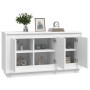 Aparador madera contrachapada blanco 102x35x55 cm de vidaXL, Aparadores - Ref: Foro24-831885, Precio: 106,65 €, Descuento: %