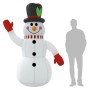 Aufblasbarer Schneemann mit LEDs 240 cm von vidaXL, Weihnachtsbeleuchtung - Ref: Foro24-345366, Preis: 63,07 €, Rabatt: %