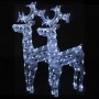 Acrylic Christmas reindeer 2 units 60x16x100 cm by vidaXL, Christmas lights - Ref: Foro24-3154336, Price: 117,99 €, Discount: %