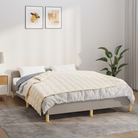 Weighted blanket light cream fabric 137x200 cm 10 kg by vidaXL, Blankets - Ref: Foro24-3154871, Price: 54,01 €, Discount: %