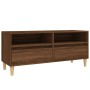 Mueble de TV madera contrachapada marrón roble 100x34,5x44,5 cm de vidaXL, Muebles TV - Ref: Foro24-831900, Precio: 63,99 €, ...