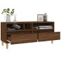 Mueble de TV madera contrachapada marrón roble 100x34,5x44,5 cm de vidaXL, Muebles TV - Ref: Foro24-831900, Precio: 63,99 €, ...