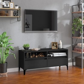 TV stand made of black plywood 100x34.5x44.5 cm by vidaXL, TV Furniture - Ref: Foro24-831902, Price: 83,10 €, Discount: %