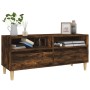 TV stand made of smoked oak plywood, 100x34.5x44.5cm by vidaXL, TV Furniture - Ref: Foro24-831898, Price: 78,88 €, Discount: %