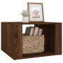 Bedside table made of brown oak plywood, measuring 57x55x36 cm. by vidaXL, Nightstands - Ref: Foro24-816559, Price: 39,55 €, ...