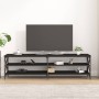 Mueble de TV madera contrachapada negro 180x40x50 cm de vidaXL, Muebles TV - Ref: Foro24-826734, Precio: 63,71 €, Descuento: %