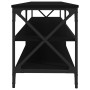 Mueble de TV madera contrachapada negro 180x40x50 cm de vidaXL, Muebles TV - Ref: Foro24-826734, Precio: 63,71 €, Descuento: %