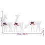 Christmas Reindeer 6 Pieces Cold White Mesh by vidaXL, Christmas lights - Ref: Foro24-3154250, Price: 162,07 €, Discount: %