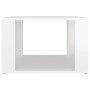 Glossy white plywood nightstand 57x55x36 cm by vidaXL, Nightstands - Ref: Foro24-816554, Price: 29,21 €, Discount: %