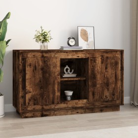 Smoked oak plywood sideboard 102x35x60 cm by vidaXL, Sideboards - Ref: Foro24-831882, Price: 80,99 €, Discount: %