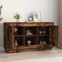 Smoked oak plywood sideboard 102x35x60 cm by vidaXL, Sideboards - Ref: Foro24-831882, Price: 81,22 €, Discount: %